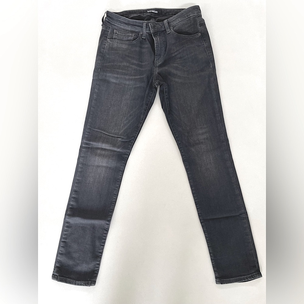 Express Men’s Hyper Stretch Black Skinny Jeans 32x32